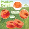EPLZON Grass Trimmer Spool for Worx Grass Trimmer, Diameter 1.65
