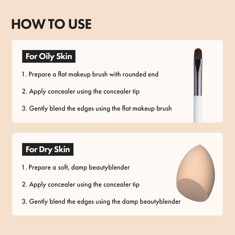 LUNA [LUNA]Long Lasting Tip Concealer Cover-Fit (6 colors)