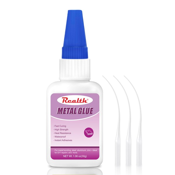 Metal Glue 30g – Clear Instant Adhesive for Bonding Steel,