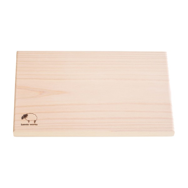 Luodaworks Wooden Cutting Board, Wood, Hinoki, No Holes, Mini Size,
