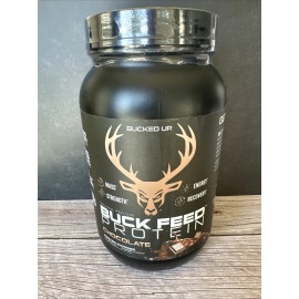 Bucked Up Buck Feed Protein - 2 lb Chocolate Hormone Free Non-GMO Exp 02/27