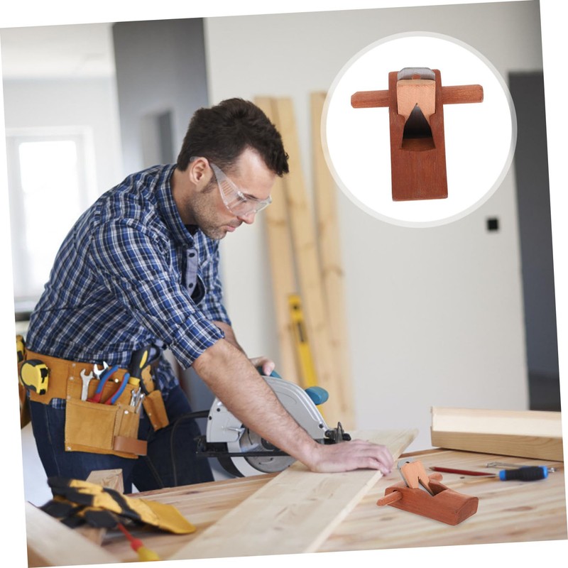 Tofficu Hand Planer Mini Tool for Woodworking Durable Flat Bottom
