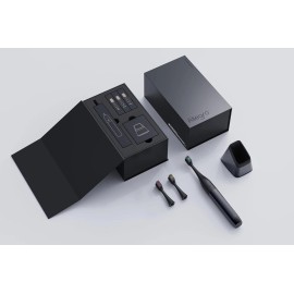 Allegro Luxury Premium Polished Metal Sonic Electric Toothbrush M1 Gunmetal Grey