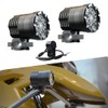 Catland Motorcycle LED Fog Light Headlight Auxiliary Light Work Light