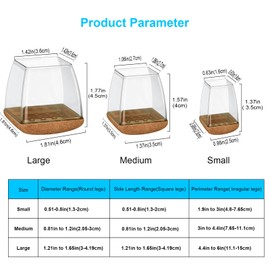 32PCS Round & Square Chair Leg Floor Protectors - Furniture Sliders for Hardwood Wood Floors - Narrow Felt Pads for Chair Feet in Barstool Kitchen Dining Room(Square-Brown, Medium)