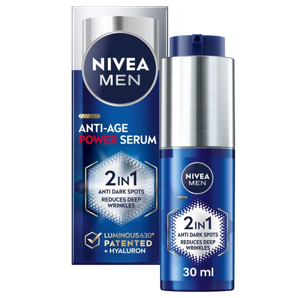 NIVEA MEN NIVEA MEN Anti-Age 2in1 Power Serum (30ml), Hydrating
