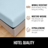 GORILLA GRIP Fitted Sheets, Stay in Place Twin Size Bottom
