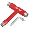 Vanpro All-In-One Skateboard Tool, Universal Carrying, Multi-functional Skateboard Maintenance, Allen