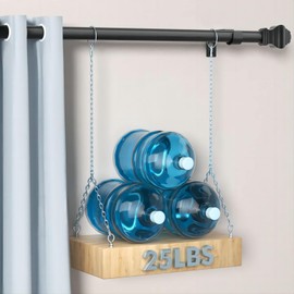 Brunttype Curtain Rods for Windows 30-46 inch, 5/8 inch Matte Black Curtain Rod with Brackets, Heavy Duty Curtain Rods Adjustable by Splicing, for Bedroom Kitchen Study Living Room(30" or 46")