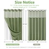 PILOTSHARK No Hook Waffle Weave Shower Curtain Set with Snap-in