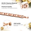 JEROOT Titanium Magnetic Bracelet for Women - Adjustable Size, 3500