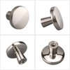 LONTAN 10 Pack Brushed Nickel Door Knobs Drawer Knobs Kitchen