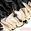 2PCS Satin Sleep Cap,Adjustable Double-Sided Sleep Bonnet,Bonnet Cap for Sleep