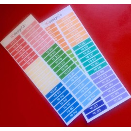 "Handmade" 84 To Do Stickers for Various Types of Planners - Fits EC Vertical (#186)