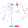 2026 New Bubble Machine for Kids, 47" Rechargeable Automatic Bubble
