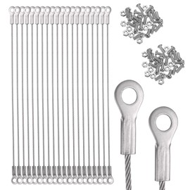 sourcing map 20Pcs 8" Cabinet Door Restraint with Screws, 304 Stainless Steel Cupboard Door Protector Hinge Limiter for Restricting Cabinet Door Swing and Limiting Door Opening Angle