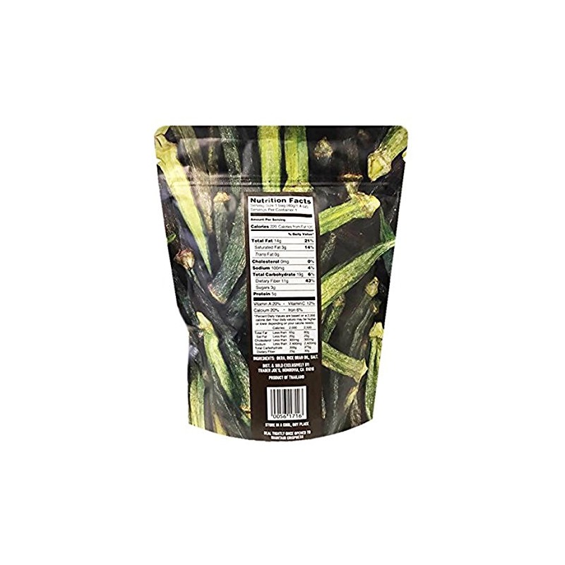 Trader Joe's Crispy Crunchy Okra 1.4oz (Pack of 2)