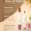 HWSHQY OO Dual Ended Lip Makeup,2-in-1 Matte Liquid Lipstick Lip