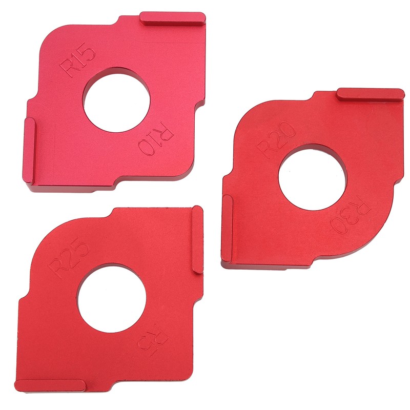 R Rounded Corner Template Router Woodworking Positioning Locator R5-R25 R10-R15