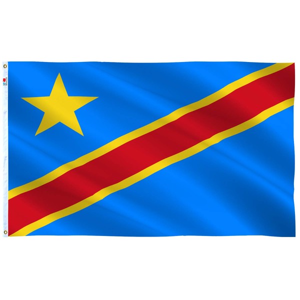 Democratic Republic of The Congo Flag 3x5 Ft Outdoor Large,