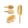 Cepillos Manual Corporal Chico Exfoliante Y Doble Cara Mango Removible