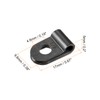 Rebower 30pcs R Type Cable Clips Wire Management Clamp for