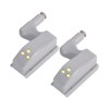 10Pcs Universal Cabinet Cupboard Wardrobe LED Hinge Light for Home