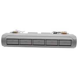 12V Universal Double Shaft AC Evaporator with 5 Shutters Double Shaft 3-Speed A/C Car Air Conditioner Evaporator 3600RPM 598CFM Unit Air Conditioning Cooler for Engineering Vehicles Grey