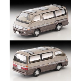 Tomica Limited Vintage Neo 1/64 LV-N216c Toyota Hiace Wagon Super Custom Limited Beige/Brown Finished Product 316923