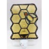 HUIMEIJU Tiffany Glass Night Light for Bedroom, Study, Aisle