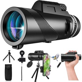 PhysioPhyx Monocular-Telescope High Powered with Smartphone Adapter Tripod Monoculars,8