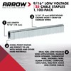 Arrow 259 T25 Heavy Duty Steel Staples for Installing Low