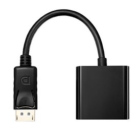 HDSupply DA065 DisplayPort to DVI Pigtail Adapter DisplayPort Male to DVI-D (18+1) Female 0.10 m Black