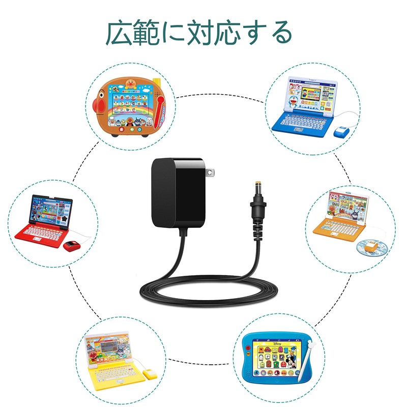 Compatible Bandai AC Adapter, B Type, PSE Certified, Compatible Doraemon,