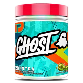 GHOST GHOST Intra Workout Powder, Lemon Lime - BCAAs, & EAAs, Nootropics & Hydration - Essential & Branch Chain Amino Acids Supports Muscle Recovery, Energy & Focus - Pre, Intra & Post Workout Powders