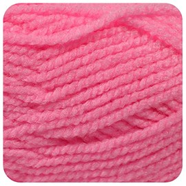 King Cole Big Value Chunky Knitting Yarn 100% Acrylic Wool 100g Ball (Sugar Pink 3490)