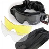 SHENKEL X800ゴーグル 警察SWAT軍隊 X800タイプ レンズ3枚付き glass-001