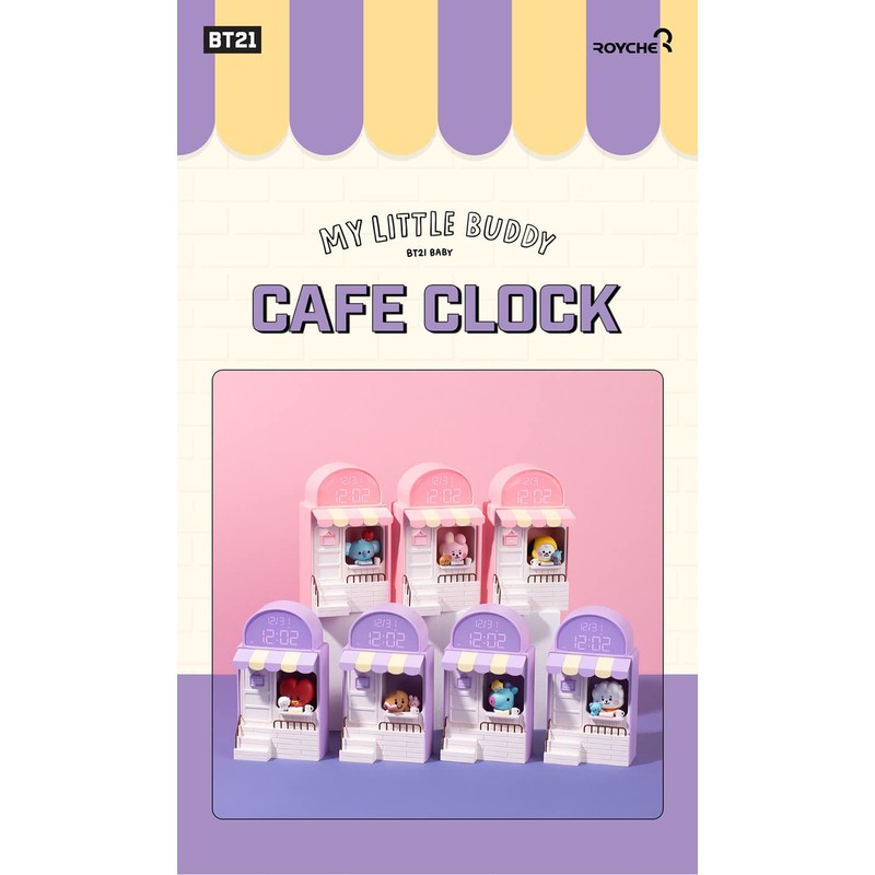 BT21 Chimmy Cafe Clock Led Desk Clock/Figure Home Deco