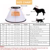 QIYADIN Plastic Pet Recovery Collars & Cones for Dogs and