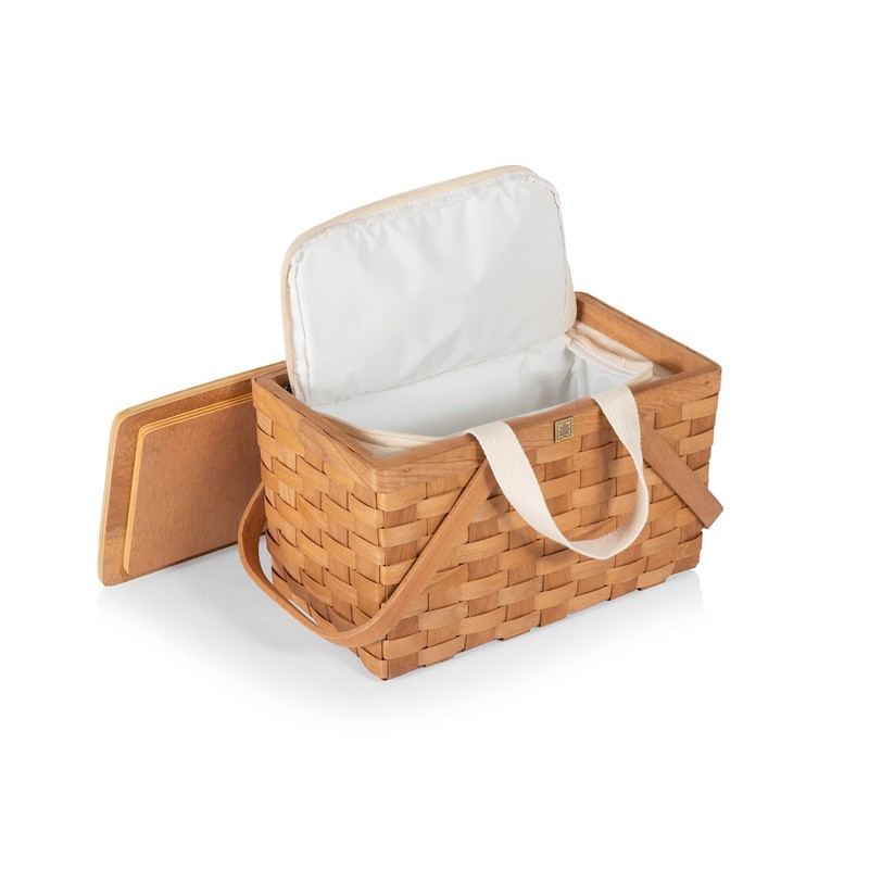 Picnic TIME Poppy Personal Picnic Basket - Insulated Lunch Bag