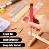 Emperoch Carpenter Pencil Set,2Pcs Mechanical Carpenter Pencils with Sharpener and
