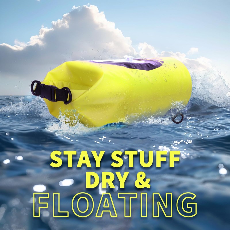 LexonElec x ZTARX Waterproof Dry Bag, 10L Roll Top Dry