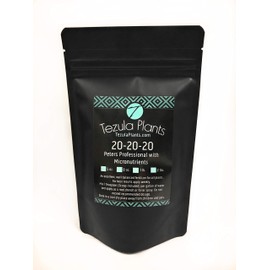 Peter’s Professional 20-20-20 General Purpose Water Soluble Fertilizer with Micro Nutrients. (1 Pound)