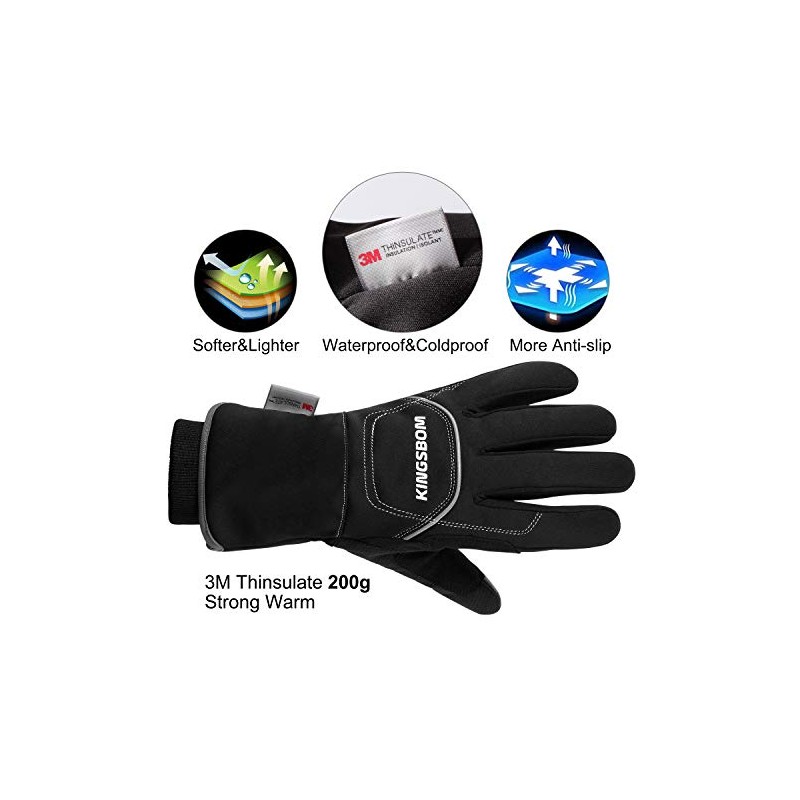 Guantes térmicos impermeables y resistentes al viento, 3M Thinsulate para