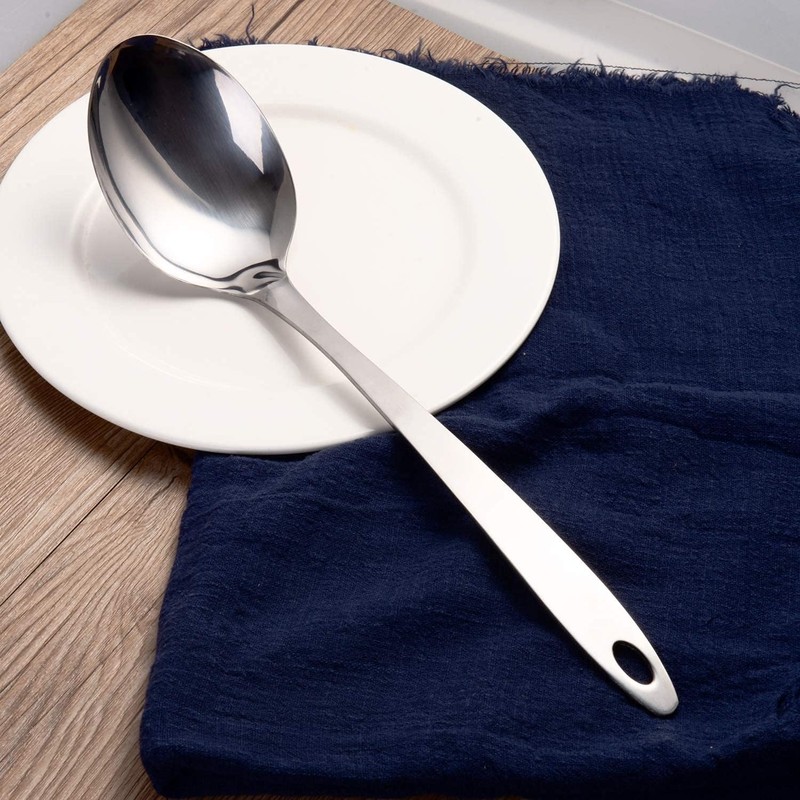 IMEEA Cook Serving Spoon Stainless Steel Kitchen Tool 12.8-Inch