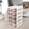 Operitacx desk drawer storage bins plastic storage drawers storage container