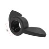 sourcing map Pack of 12 M8 Wing Nuts Nylon Butterfly