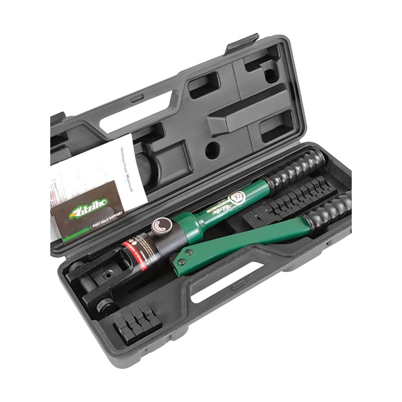 UTZIKO Hydraulic Crimping Tool - 12T Crimping Force, 9 Pairs