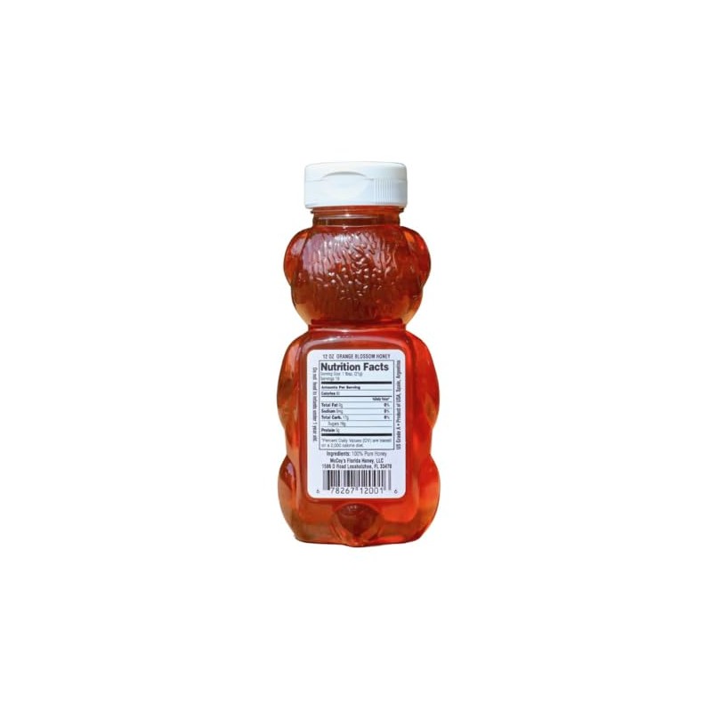 McCoy's Honey - 100% Pure, Raw Honey - Orange Blossom