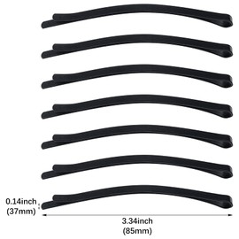 50 Black Jumbo Bobby Pins, 3.34 Inch Metal Hair Clips Hair Pin Bobby-pins Hairpins Hair Accessories for Women Thick Long Updo Hair Style